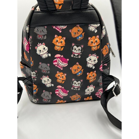 Disney Parks Loungefly Cats Backpack with Ears Cheshire Marie Extremely Rare main image 7